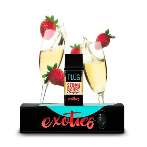 PLUGplay | PLUG™ EXOTICS: Strawberry Champagne Pod – 1.0g