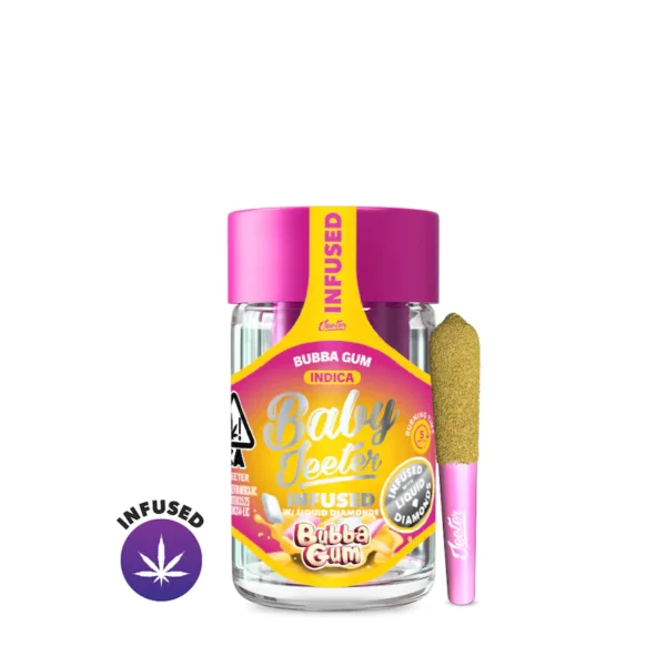 JEETER | Baby Jeeters Bubba Gum – 5 Pack Infused Prerolls (0.5g each)