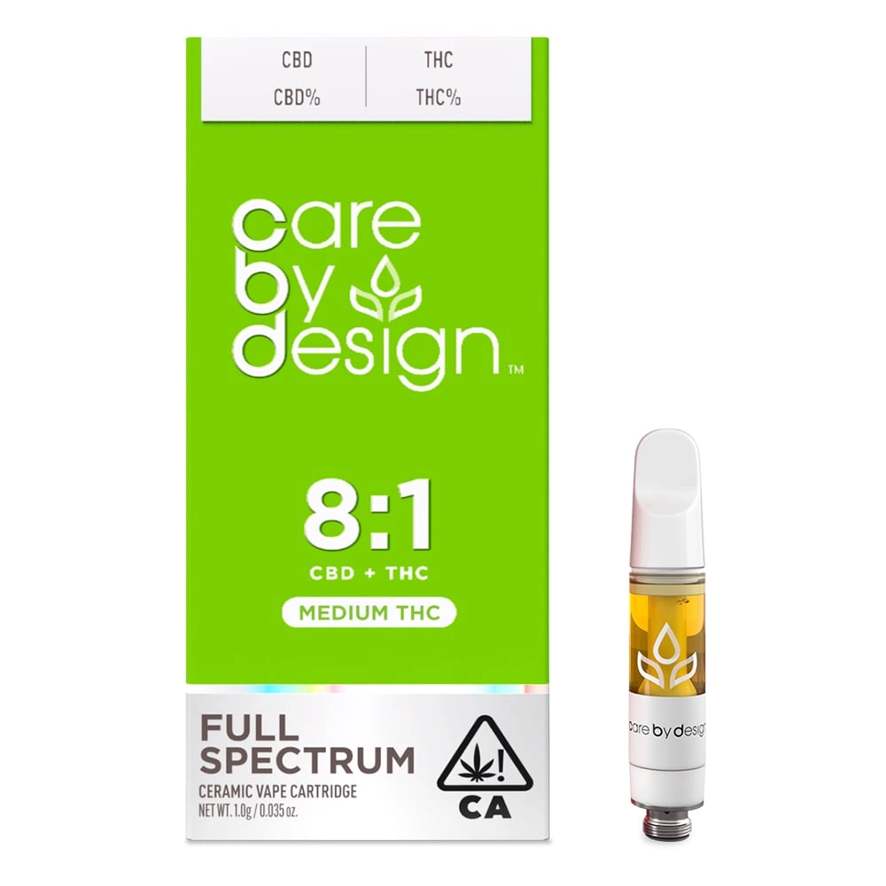1fa18155-c4e1-4aa5-9203-fc2547e92d1e.webp 8:1 Vape Cartridge, 1 gram Care By Design Vape Cartridge - Image 1