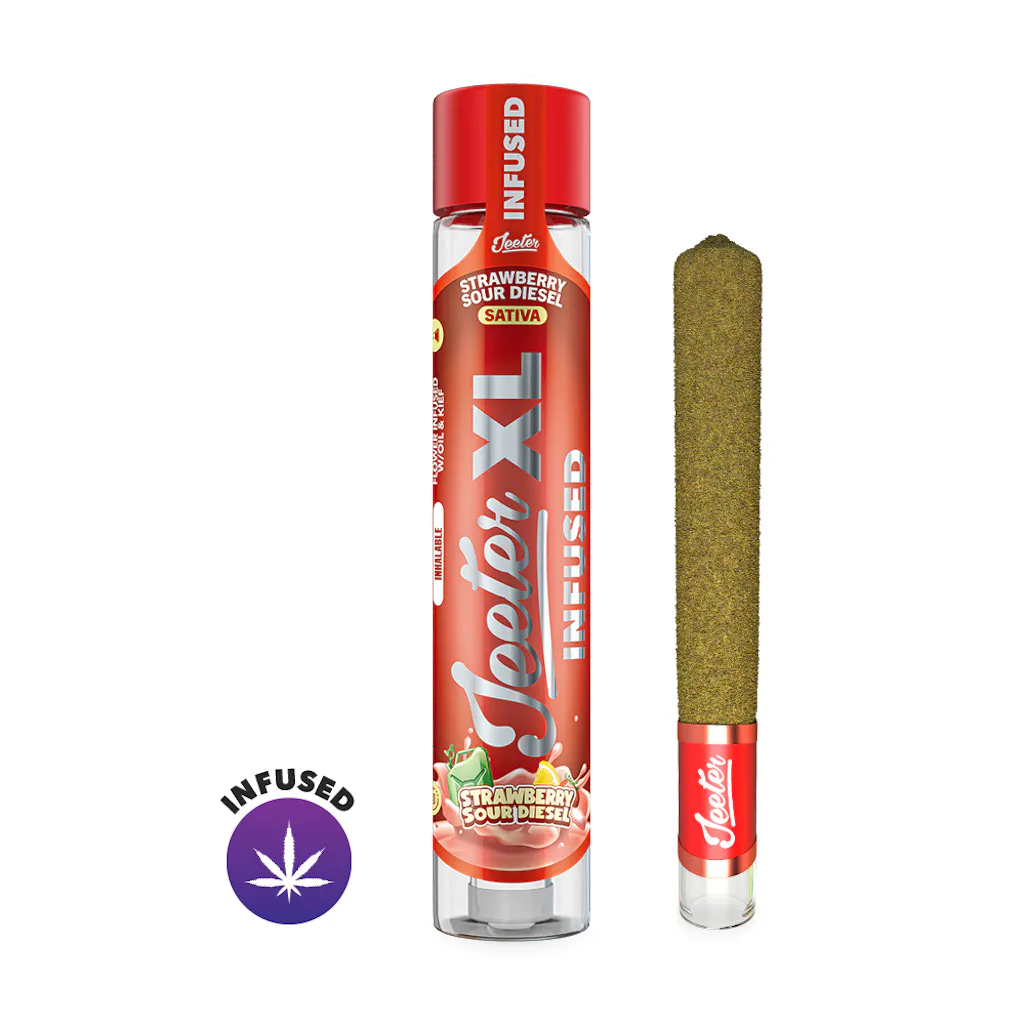 987140_XL-Strawberry-Sour-Diesel.jpg.webp JEETER | Strawberry Sour Diesel XL – Infused Preroll – 2.0g - Image 1