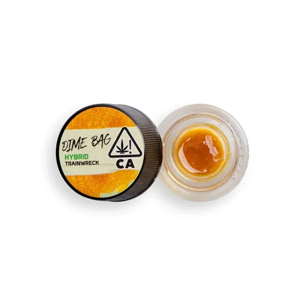 Dime-Bag-Concentrate-Hybrid-Trainwreck.webp Hybrid Live Resin – 1 Gram - Image 1