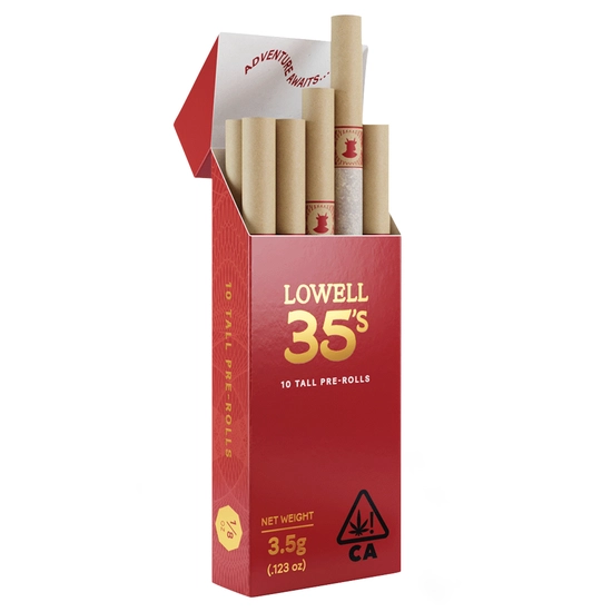 Lowell_Farms_Trailblazer_35s.webp Lowell Herb Co. Trailblazer 35's (S) - Pre-Roll Pack - Image 1