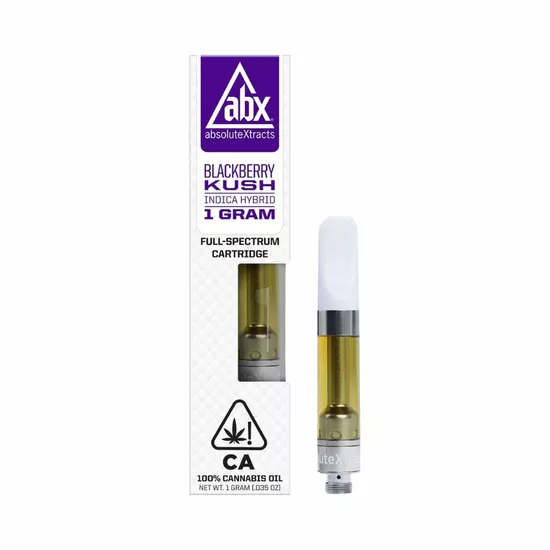 abx_blackberry_kush_1g_cart_final.webp AbsoluteXtracts (ABX) Blackberry Kush (IH) - Full Spectrum - Image 1